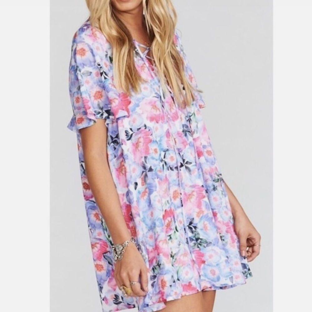 Show Me Your MuMu Floral Dress Tassle Tie - Picture 12 of 13